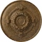 Ekena Millwork Monique Ceiling Medallion (Fits Canopies up to 3 3/4"), Hand-Painted Rubbed Bronze, 13 3/4"OD x 1"P CM13MORZS - alternate 1